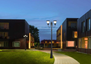 Cột đèn sân vườn công viên năng lượng mặt trời 2 bóng 20W 3 den san vuon nang luong mat troi 2 bong 20w 2