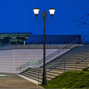 Cột đèn sân vườn công viên năng lượng mặt trời 2 bóng 20W 1 den san vuon nang luong mat troi 2 bong 20w 3