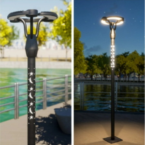 Cot Den Trang Tri Cong Vien Hien Dai QDACOVN