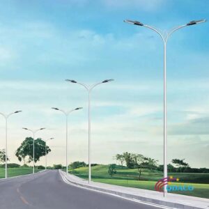 Cột Dèn Cao Áp Chiếu Sáng Dường Phố Cần Dèn Dôi QDCD.CK05 1