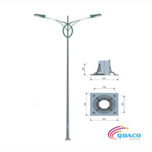 Cột Dèn Cao Áp Chiếu Sáng Dường Phố Cần Dèn Dôi ZCD.CK01 1