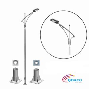 Cột Dèn Cao Áp Chiếu Sáng Dường Phố Cần Dèn Dơn QDCD.CD04