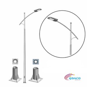 Cột Dèn Cao Áp Chiếu Sáng Dường Phố Cần Dèn Dơn QDCD.CD05 2