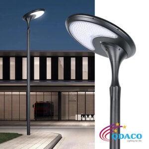 Đèn LED Cảnh Quan Smart City Năng Lượng Mặt Trời QDG-TYD2808 38W QDACOVN Cho cột cao 2-4m