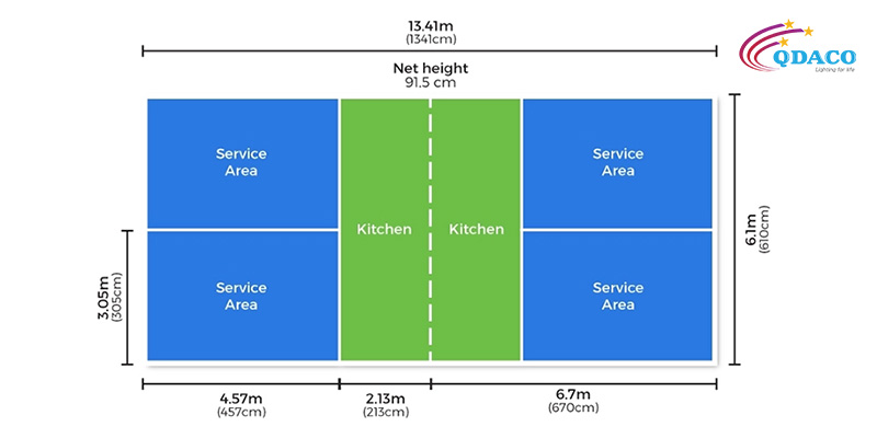 Cách Chọn Đèn Chiếu Sáng Sân Pickleball Đảm Bảo Hiệu Suất Và Tiết Kiệm Năng Lượng