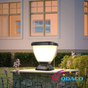Đèn Trụ Hàng Rào - Đầu Cột Cổng Sân Vườn Năng Lượng Mặt Trời QDACOVN QDG-ZTD1106