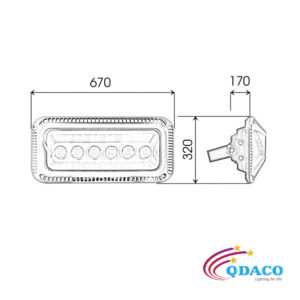 DÈN PHA LED VIỀN 300W – DÈN PHA LED NGOÀI TRỜI 4