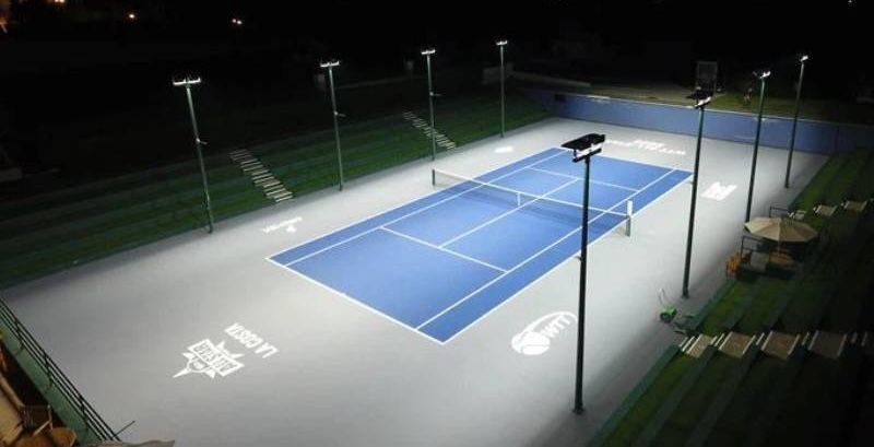 Hướng dẫn thiết kế chiếu sáng sân Pickleball chuẩn nhất 2 Ánh sáng cần phân bổ đồng đều theo thiết kế chiếu sáng sân Pickleball