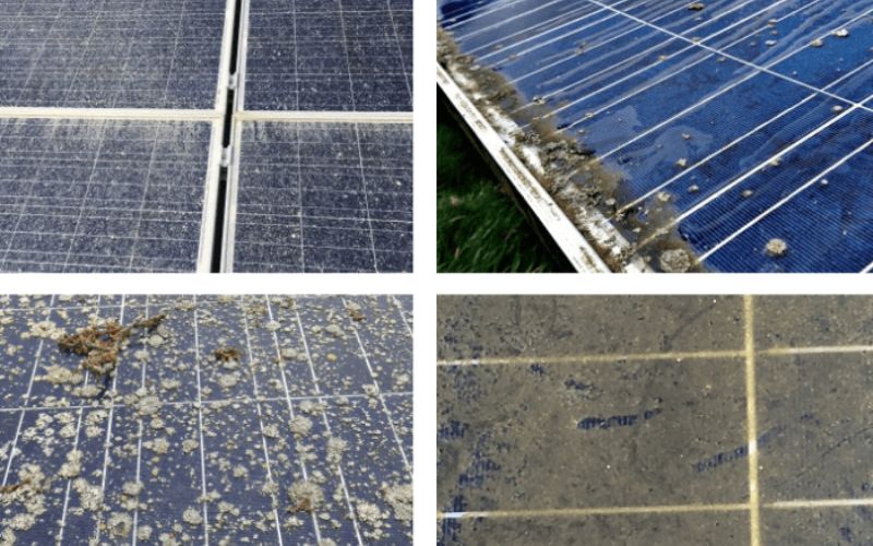 Nguyên nhân và cách sửa đèn năng lượng mặt trời tiện lợi 3 Tấm pin năng lượng mặt trời cần được vệ sinh