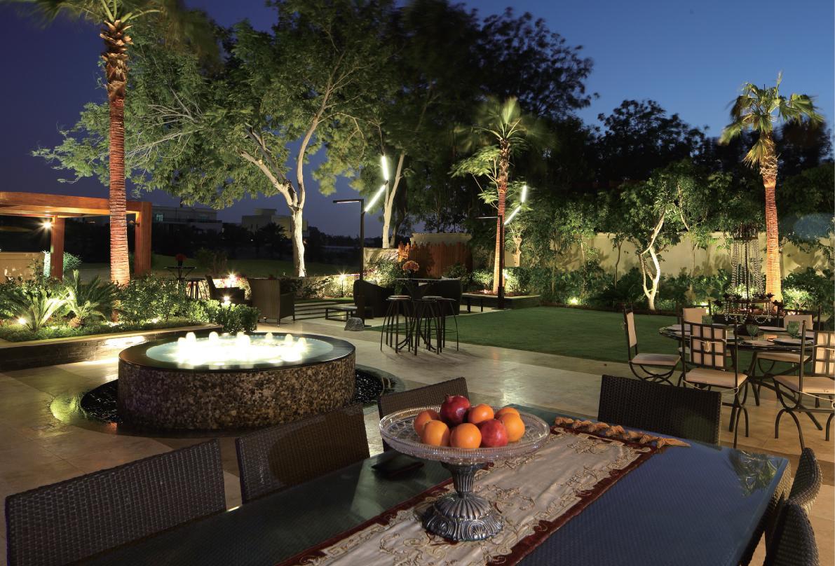 Tối ưu không gian sân vườn với đèn LED chiếu sáng