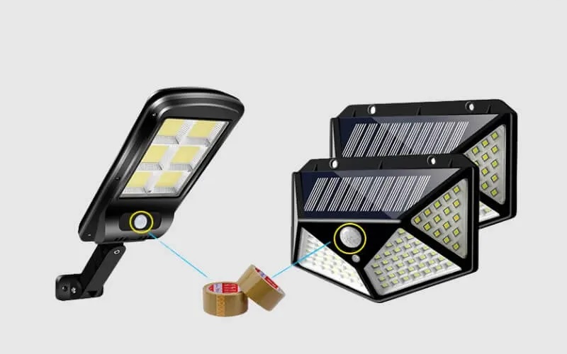 Sử dụng băng keo để che cảm biến