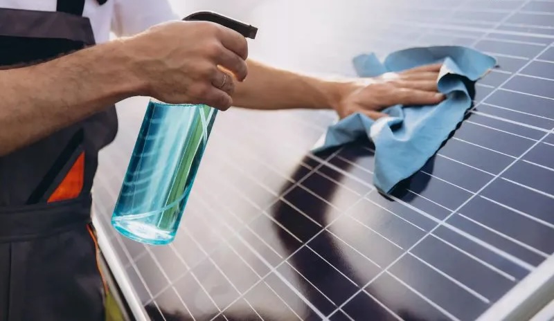 Vệ sinh tấm pin thường xuyên