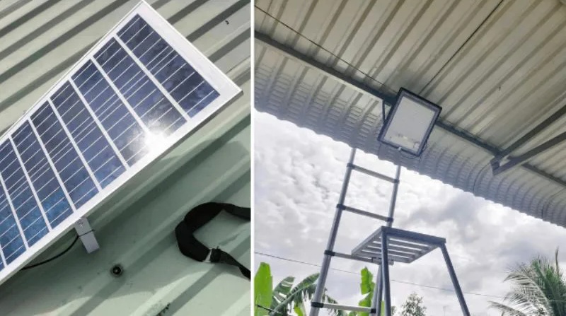 Cần lắp đặt tấm pin ở khu vực đủ ánh nắng