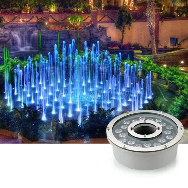 Đèn âm nước là gì? Ứng dụng trong hồ cá, hồ bơi và sân vườn 3 Sân vườn và tiểu cảnh nước